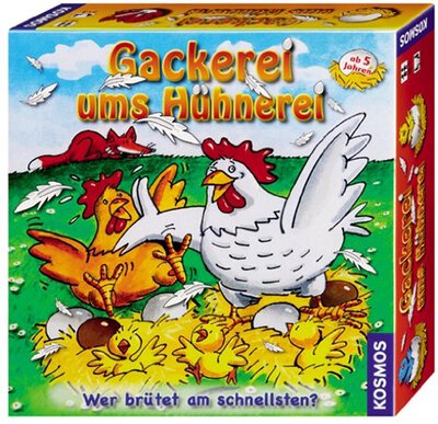 All details for the board game Gackerei ums Hühnerei and similar games