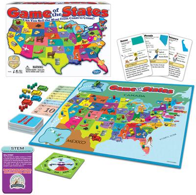 All details for the board game Game of the States and similar games