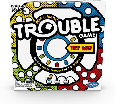 All details for the board game Trouble and similar games