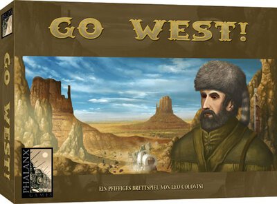 All details for the board game Go West! and similar games