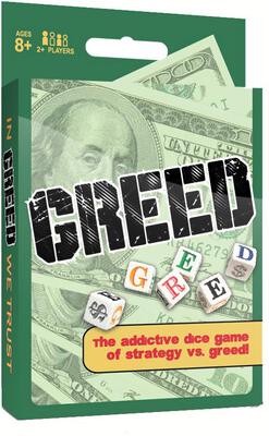 All details for the board game Greed and similar games