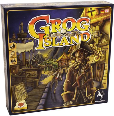 All details for the board game Grog Island and similar games
