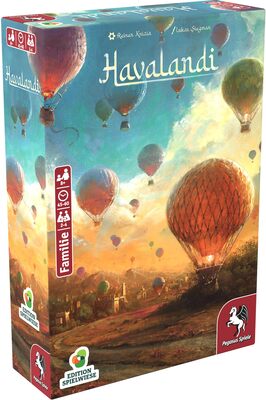 All details for the board game Havalandi and similar games