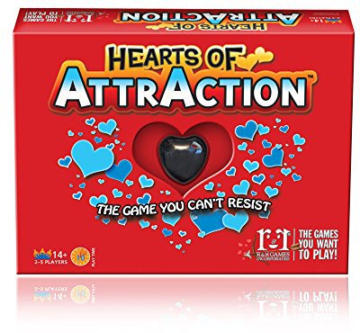 All details for the board game Hearts of AttrAction and similar games