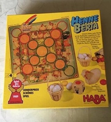 All details for the board game Henne Berta and similar games