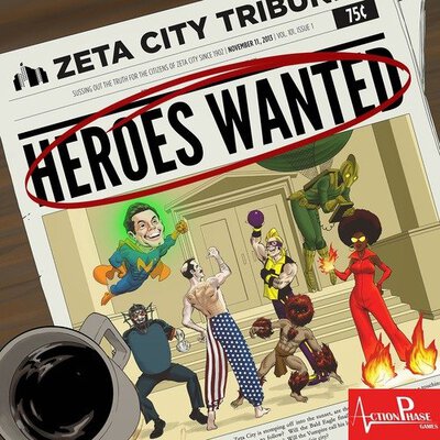 All details for the board game Heroes Wanted and similar games