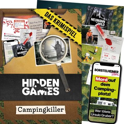 All details for the board game Hidden Games Tatort: Campingkiller and similar games