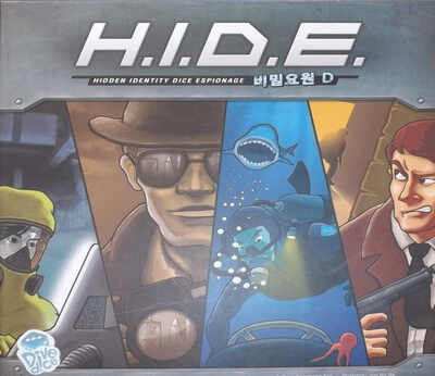 All details for the board game H.I.D.E.: Hidden Identity Dice Espionage and similar games