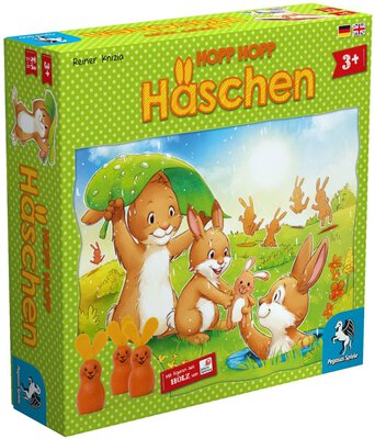 All details for the board game Hopp hopp Häschen and similar games