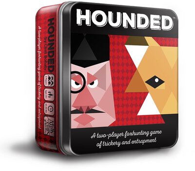 All details for the board game Hounded and similar games