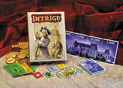 All details for the board game Intrigue and similar games