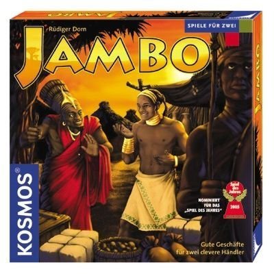 All details for the board game Jambo and similar games
