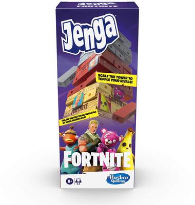 All details for the board game Jenga: Fortnite and similar games