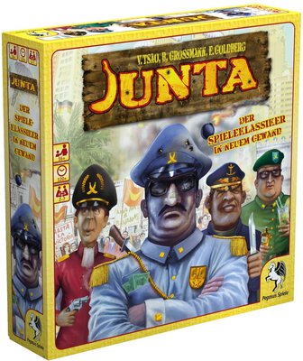 All details for the board game Junta and similar games