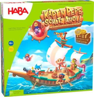 All details for the board game Capt'n Pepe: Treasure Ahoy! and similar games