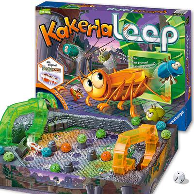 All details for the board game Kakerlaloop and similar games