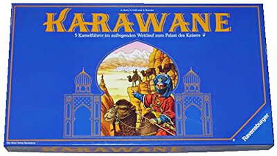 All details for the board game Karawane and similar games