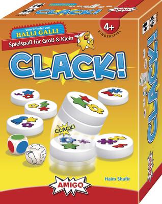 All details for the board game CLACK! and similar games