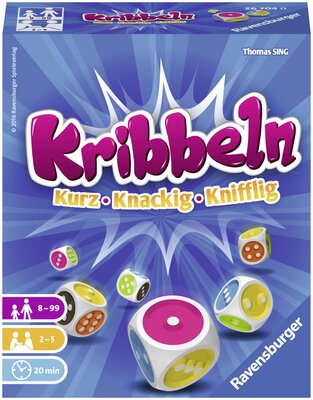 All details for the board game Kribbeln and similar games