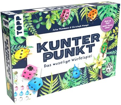 All details for the board game Kunterpunkt: Das wuselige Würfelspiel and similar games