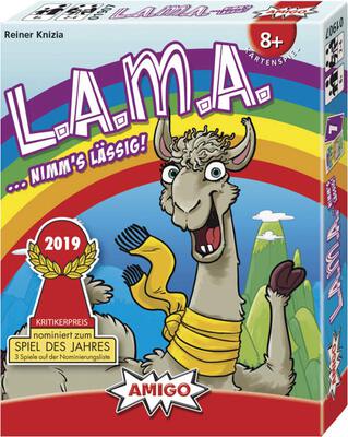 All details for the board game L.L.A.M.A. and similar games