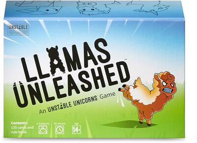 All details for the board game Llamas Unleashed and similar games