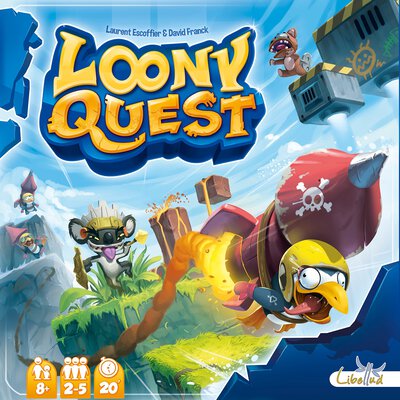 All details for the board game Loony Quest and similar games