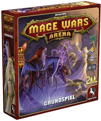 All details for the board game Mage Wars Arena and similar games