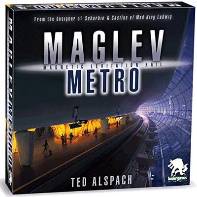 All details for the board game Maglev Metro and similar games
