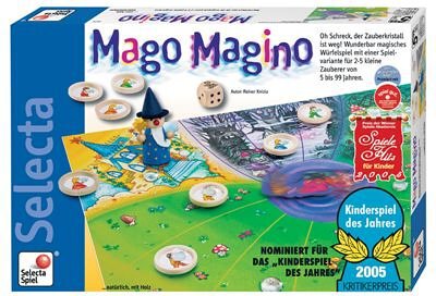 All details for the board game Mago Magino and similar games