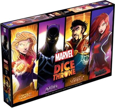 Order Marvel Dice Throne: Captain Marvel, Black Panther, Doctor Strange, Black Widow at Amazon