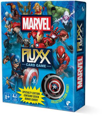 All details for the board game Marvel Fluxx and similar games