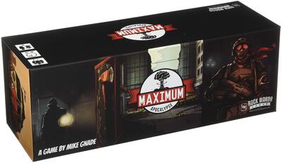 All details for the board game Maximum Apocalypse and similar games