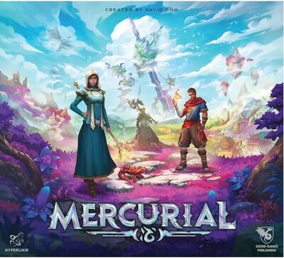 All details for the board game Mercurial and similar games