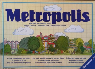 All details for the board game Metropolis and similar games