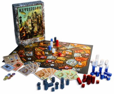 All details for the board game Metropolys and similar games