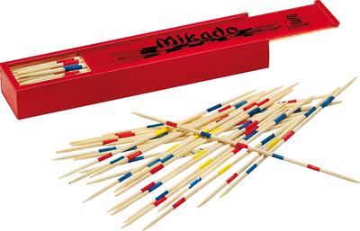 All details for the board game Pick Up Sticks and similar games