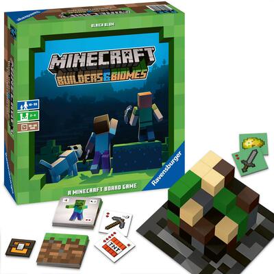 All details for the board game Minecraft: Builders & Biomes and similar games