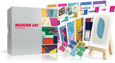 All details for the board game Modern Art and similar games