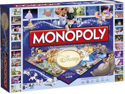 All details for the board game Monopoly: Disney and similar games