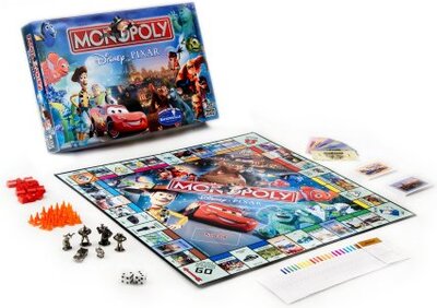 All details for the board game Monopoly: Disney/Pixar and similar games