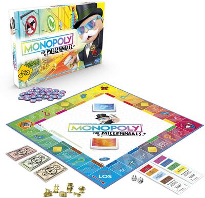 All details for the board game Monopoly for Millennials and similar games