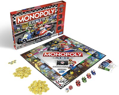 All details for the board game Monopoly Gamer: Mario Kart and similar games