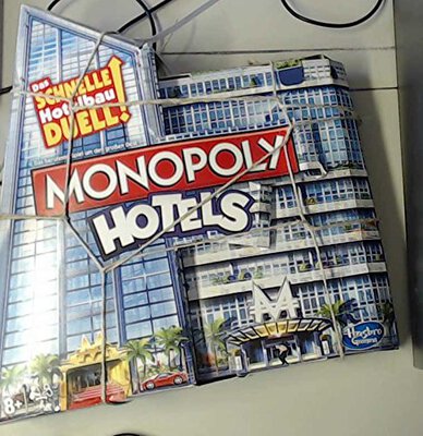 All details for the board game Monopoly Hotels and similar games