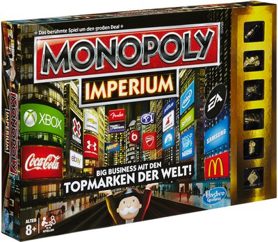 All details for the board game Monopoly Empire and similar games