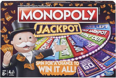 All details for the board game Monopoly Jackpot and similar games