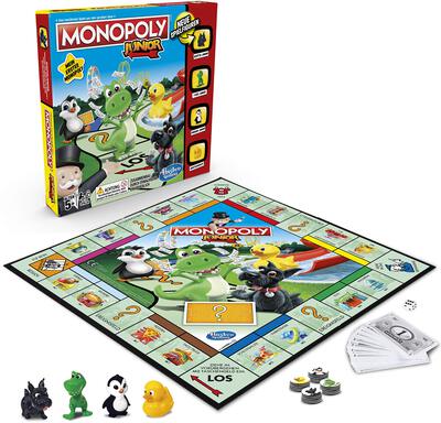All details for the board game Monopoly Junior and similar games