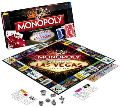 All details for the board game Monopoly: Las Vegas and similar games