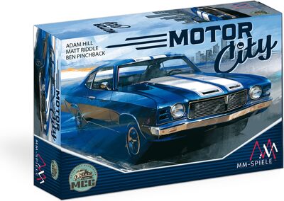 All details for the board game Motor City and similar games
