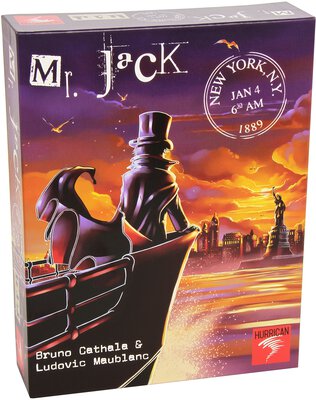 All details for the board game Mr. Jack in New York and similar games